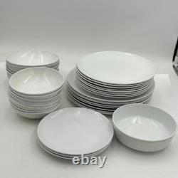VTG 35 Piece Set Centura By Corning Dinner Salad Bread Plates Pasta Cereal Bowls
