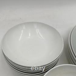 VTG 35 Piece Set Centura By Corning Dinner Salad Bread Plates Pasta Cereal Bowls