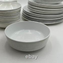 VTG 35 Piece Set Centura By Corning Dinner Salad Bread Plates Pasta Cereal Bowls