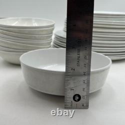 VTG 35 Piece Set Centura By Corning Dinner Salad Bread Plates Pasta Cereal Bowls