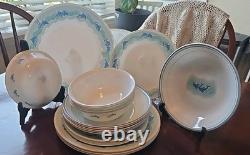 VTG Corelle Ocean Dance 24 pieces Dinnerware 6 Place Settings Beach Rental VRBO