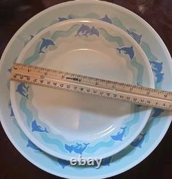 VTG Corelle Ocean Dance 24 pieces Dinnerware 6 Place Settings Beach Rental VRBO