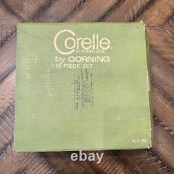 VTG Original Box Corelle Corning Spring Blossom 16-Piece Dinnerware Set for 4