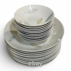 VTG Rosenthal Germany Bunte Blätter Raymond Loewy Form 2000 93Pc Dinnerware Set