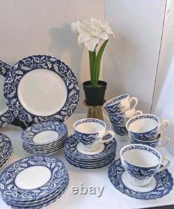 VTG Staffordshire IRONSTONE Fine Bone China SetLucerne Pattern 36 PCs! England
