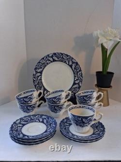 VTG Staffordshire IRONSTONE Fine Bone China SetLucerne Pattern 36 PCs! England