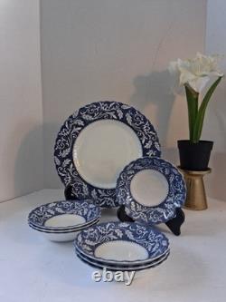 VTG Staffordshire IRONSTONE Fine Bone China SetLucerne Pattern 36 PCs! England