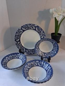VTG Staffordshire IRONSTONE Fine Bone China SetLucerne Pattern 36 PCs! England