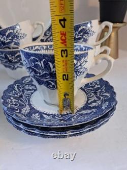 VTG Staffordshire IRONSTONE Fine Bone China SetLucerne Pattern 36 PCs! England