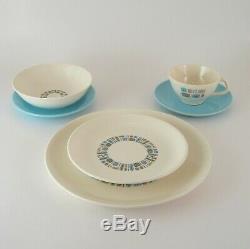 VTG Temporama Dinnerware Set, Service for 4, Canonsburg Pottery, Mid-Century Mod