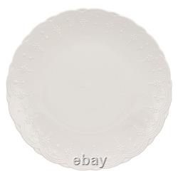 Valentina 10.75 White Dinner Plate, Set of 6