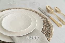 Valentina 10.75 White Dinner Plate, Set of 6