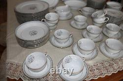 Valmont China Vintage Vista Porcelain China Pattern 83 Piece Dinnerware Grouping