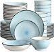Vancasso BONBON Dinnerware Set 48 Piece Stoneware Plate Bowl Set Service for 12