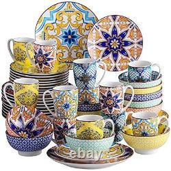 Vancasso JASMIN Dinnerware Set Porcelain Patterned Plate Bowl Moroccan Crockery