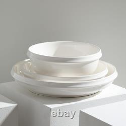 Verso 24-Piece Dinnerware Set Porcelain, White