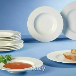 Villeroy & Boch Dinner Set WW 36 Piece Porcelain Plate & Soup Dining Set