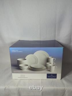 Villeroy & Boch For Me Dinnerware set. White, Premium Porcelain 16 Pieces