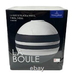 Villeroy & Boch Iconic La Boule 7-Piece Porcelain Dinnerware Set Black & White