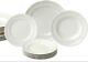 Villeroy & Boch MANOIR 18-Piece White Porcelain Dinnerware Set Service for 6