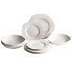 Villeroy & Boch Manufacture Rock Blanc 12-Piece Dinnerware Set