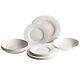 Villeroy & Boch Manufacture Rock Blanc 12-Piece Dinnerware Set, Service for 4