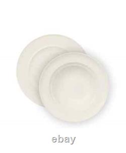 Villeroy & Boch Neo 12-Piece Casual White Porcelain Dinnerware Set service for 6