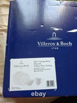 Villeroy & Boch New Cottage Dinnerware Set, Standard, White