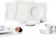 Villeroy & Boch New Wave 30-Piece Square Dinnerware Set Service for 6