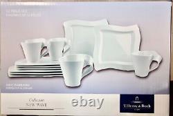 Villeroy & Boch New Wave Collection 12-Pc. Dinnerware Set, Service for 4. GERMANY