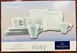 Villeroy & Boch New Wave Collection Premium Porcelain Set 12 Piece Set