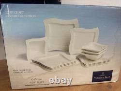 Villeroy & Boch New Wave Collection Premium Porcelain Set 12 Piece Set Germany