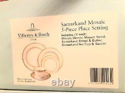 Villeroy & Boch Samarkand Mosaic 5 Piece Place Setting. 12 sets available