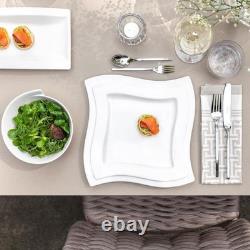 Villeroy & Boch White New Wave Porcelein 4-Piece Place Setting G1019