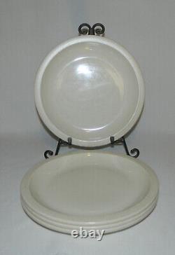 Vintage 10.5 Dinner Plates Franciscan White Set of 4 Made in England VGC