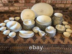 Vintage 100-Piece Fine China Dinnerware