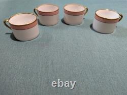 Vintage 1978 Fitz & Floyd Peach/Pink Renaissance 20 Piece Dinnerware Set