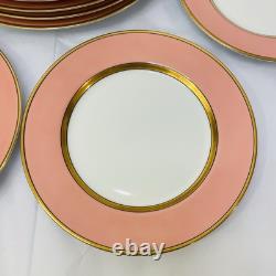 Vintage 1978 Fitz & Floyd Peach/Pink Renaissance 20 Piece Dinnerware Set