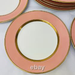Vintage 1978 Fitz & Floyd Peach/Pink Renaissance 20 Piece Dinnerware Set