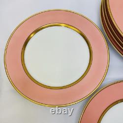 Vintage 1978 Fitz & Floyd Peach/Pink Renaissance 20 Piece Dinnerware Set