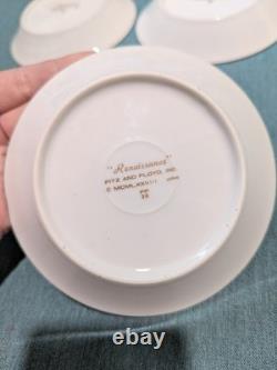 Vintage 1978 Fitz & Floyd Peach/Pink Renaissance 20 Piece Dinnerware Set