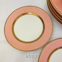 Vintage 1978 Fitz & Floyd Peach/Pink Renaissance 20 Piece Dinnerware Set