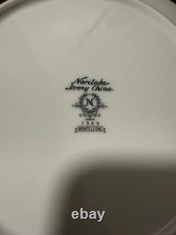 Vintage 31 Piece Noritake Monteleone Dinner Set 7569 Ivory China 5 Placement
