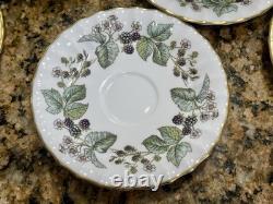 Vintage 54 Pc Set Royal Worcester Lavina Z2821 Fine Bone China England
