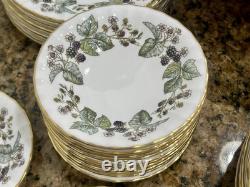 Vintage 54 Pc Set Royal Worcester Lavina Z2821 Fine Bone China England