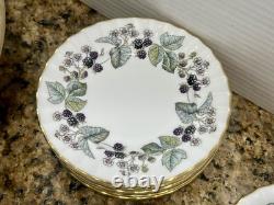 Vintage 54 Pc Set Royal Worcester Lavina Z2821 Fine Bone China England