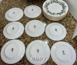 Vintage 54 Pc Set Royal Worcester Lavina Z2821 Fine Bone China England