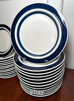 Vintage 75 Piece Set/Service for 12 ARABIA Finland Anemone Blue Ulla Procope