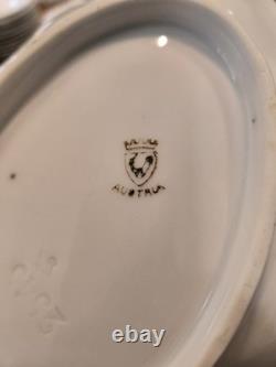 Vintage 91 Piece Floral Porcelain Dinnerware Set, Plates & Bowls Collection