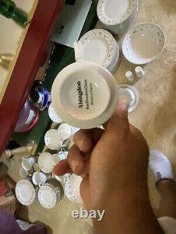 Vintage Abingdon Fine Porcelain China Dinnerware 137 Piece Set Made in Japan